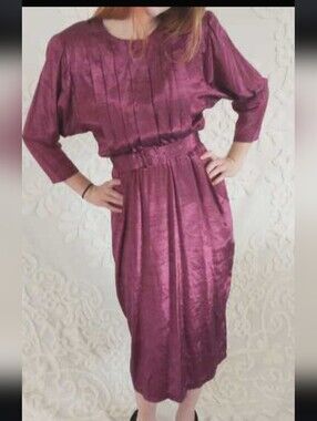 Vtg Midi Dress